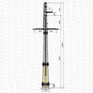 Многогранная опора УМ110-17.3